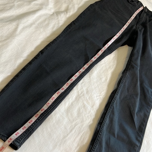 H&M LOGG Black Gray High Waisted Skinny Jeans Size 8 - Picture 2 of 14
